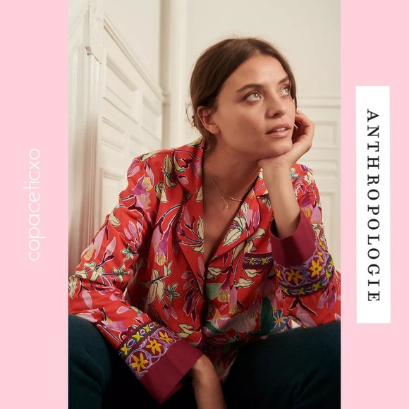 Anthropologie Other - NWT Anthropologie Cheetah Dreams Flannel Sleep Top